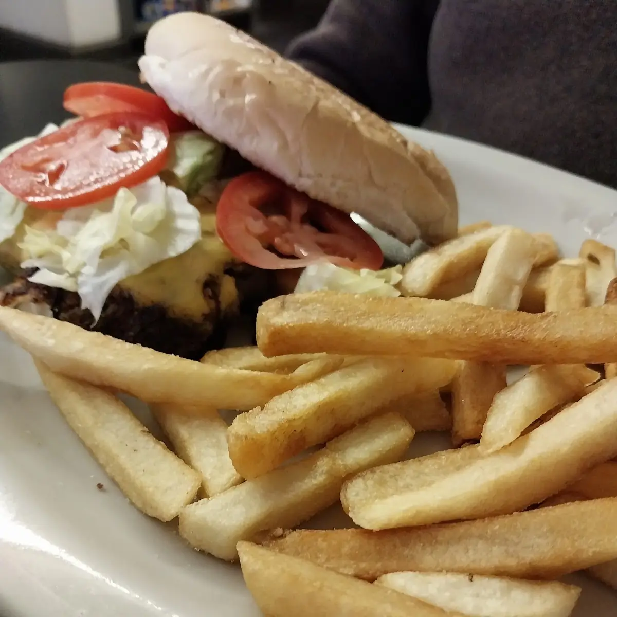Burger and Fries