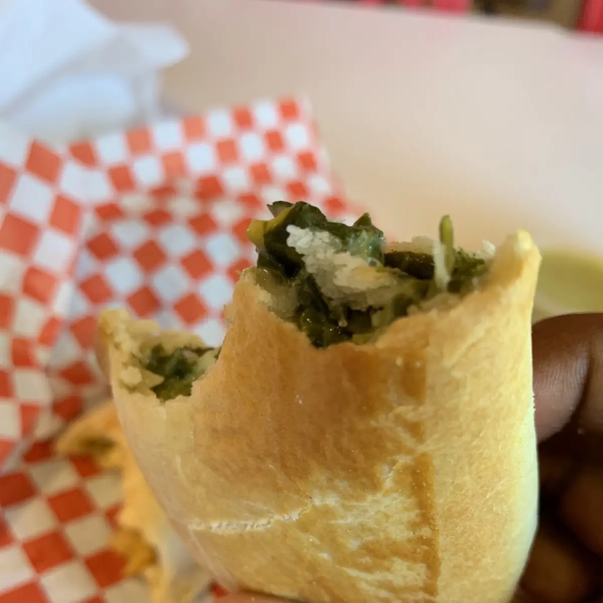 Spinach and Cheese Empanada