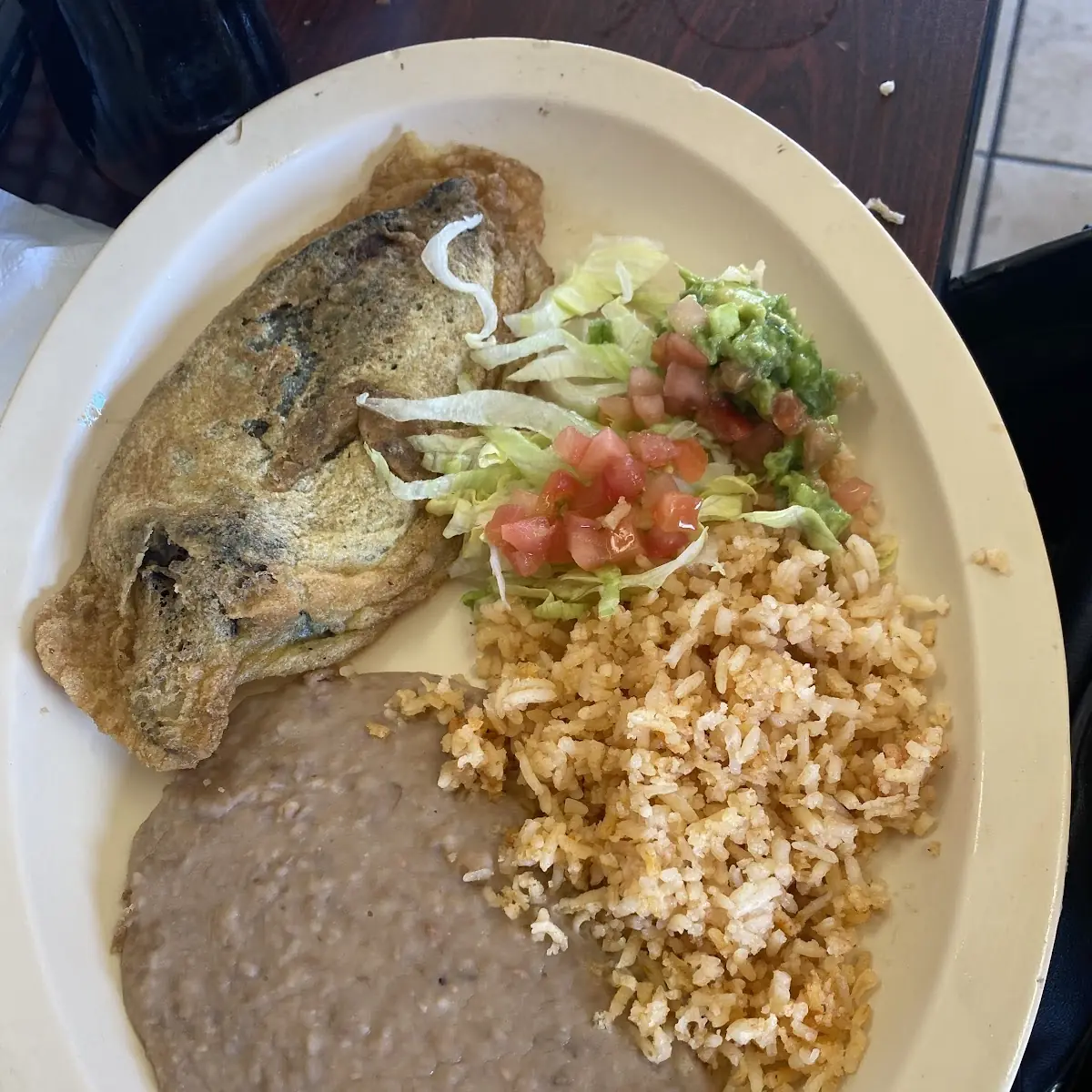 Plate Chile Relleno