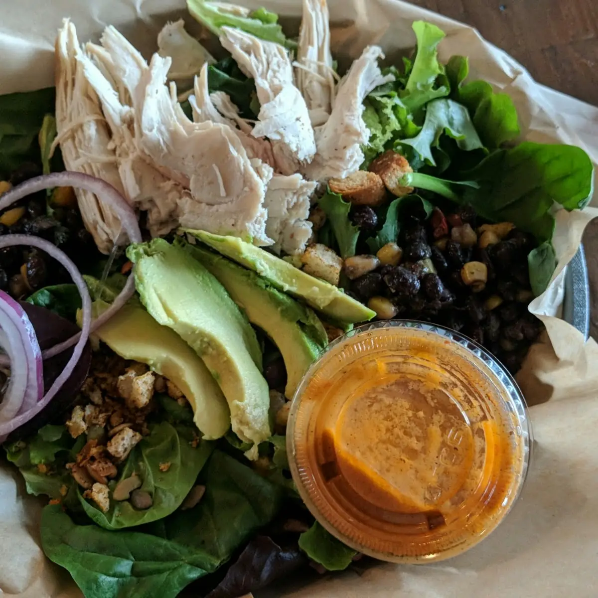 Southwest Spinach Salad