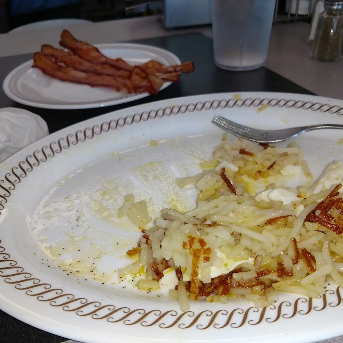 Eggs Sunny-Side Up with Hash Browns