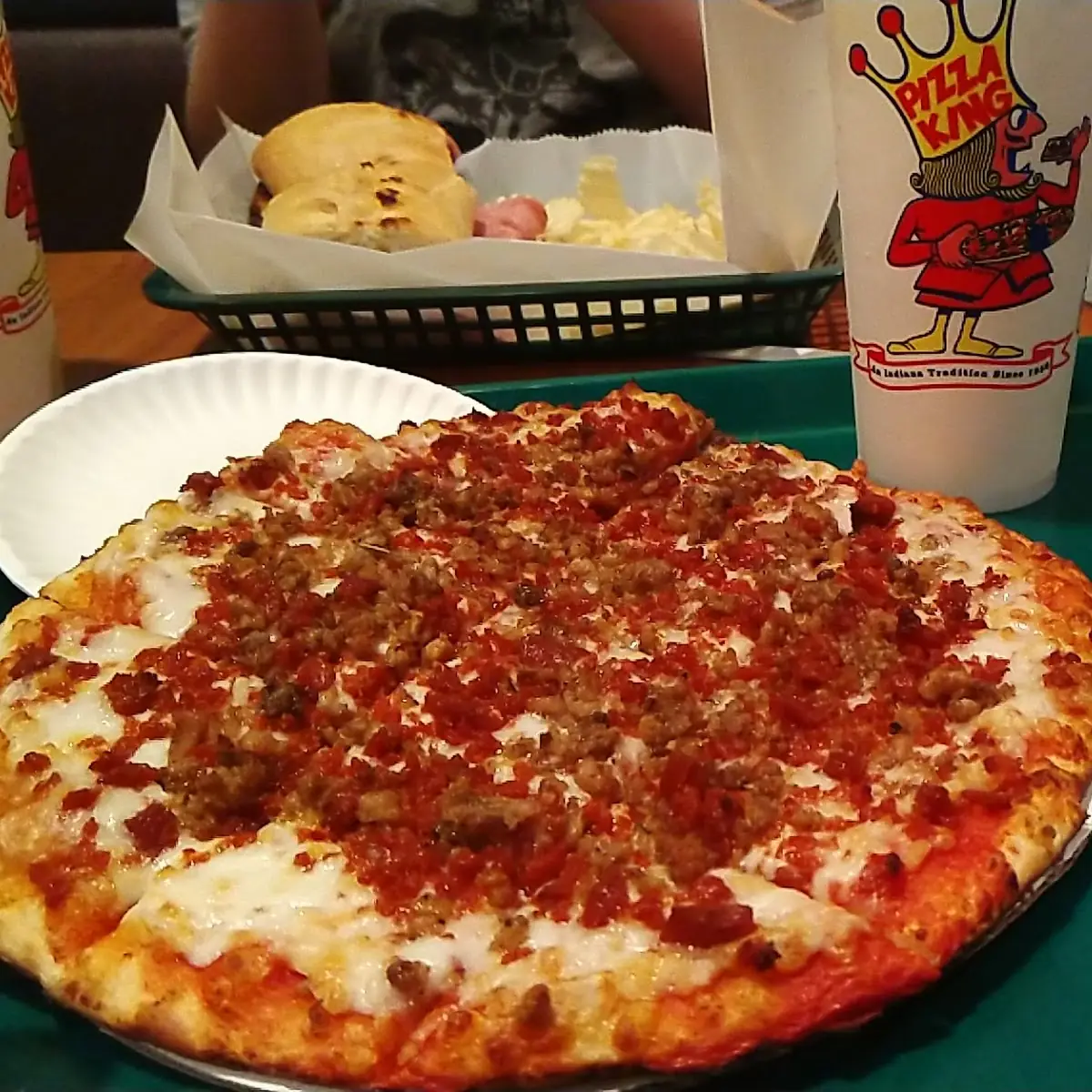 Pepperoni and Sausage Pizza