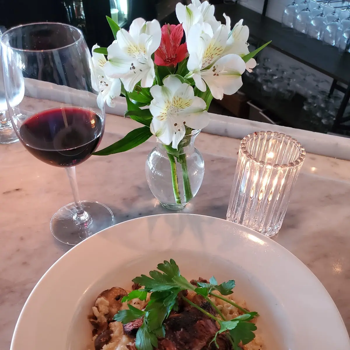 Steak and Mushroom Risotto