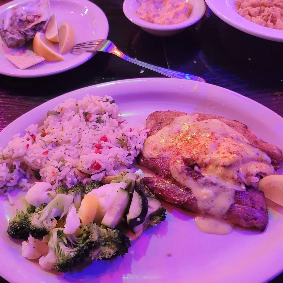 Loaded Baked Grouper