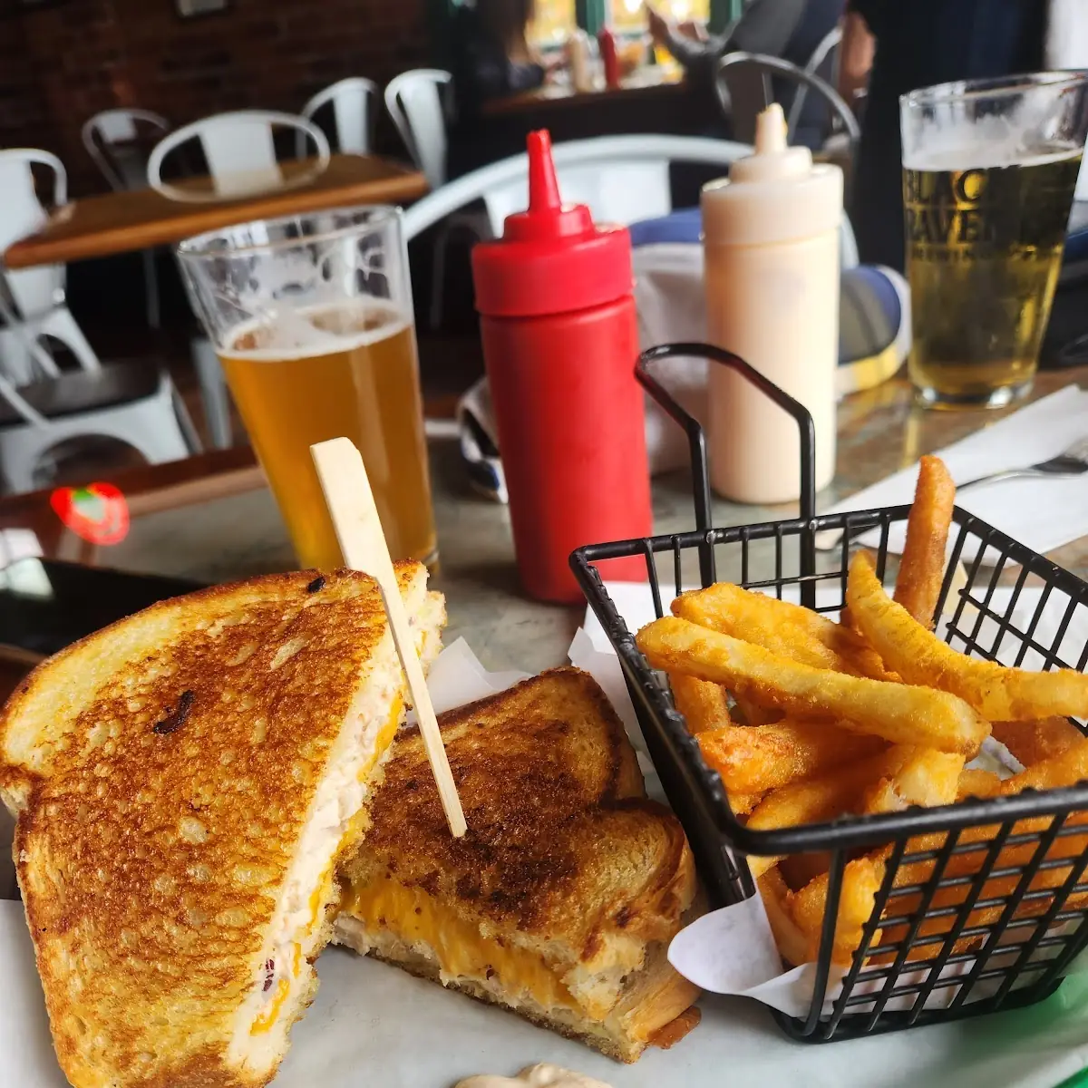 Tuna Melt with Spar Chips