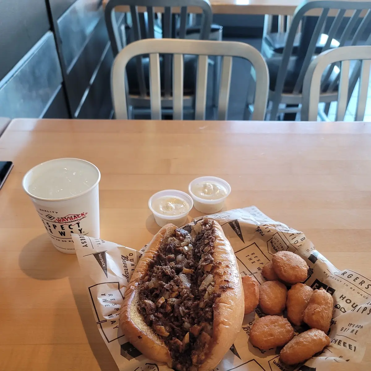 Philly Cheese Steak with Macaroni Bites