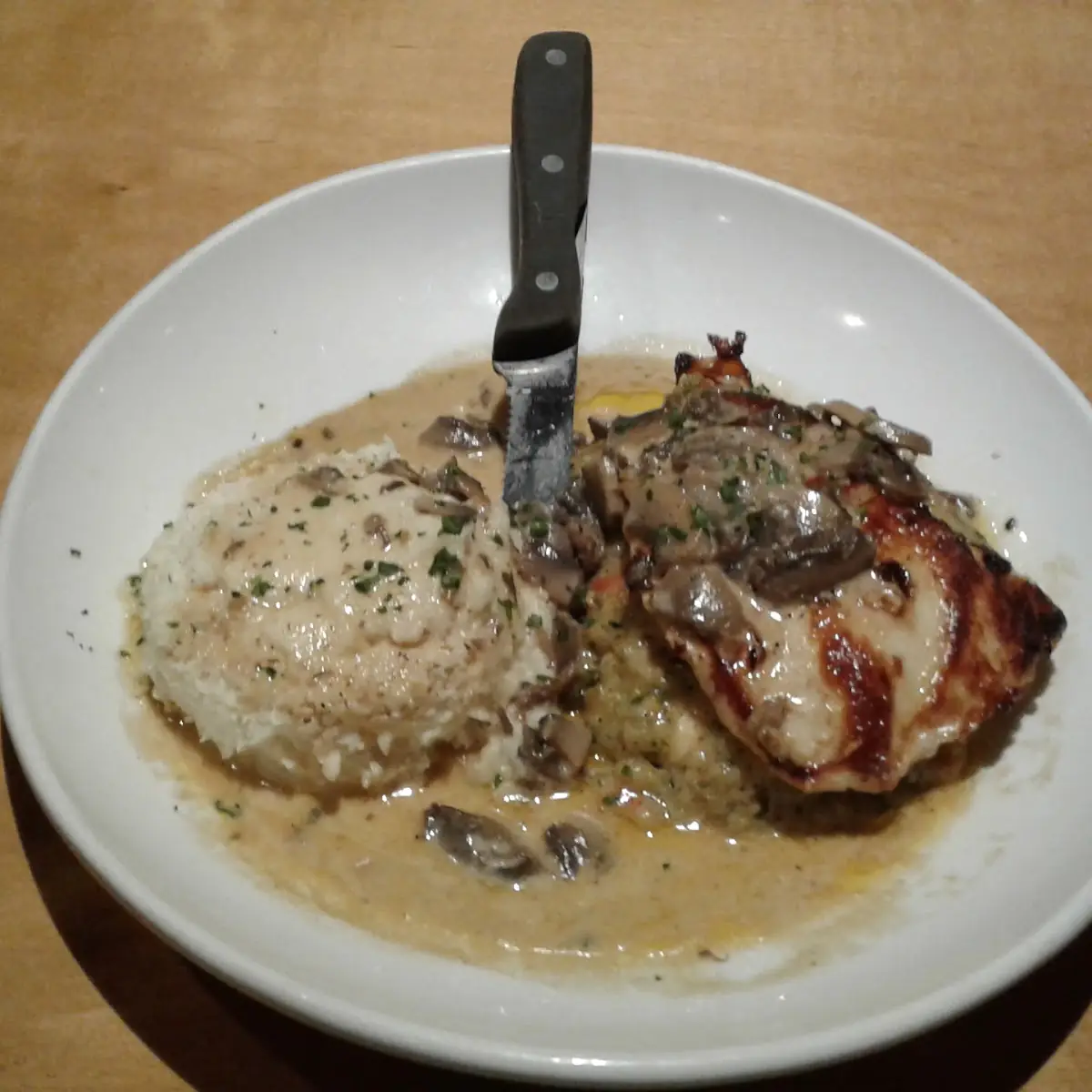 Stuffed Chicken Marsala