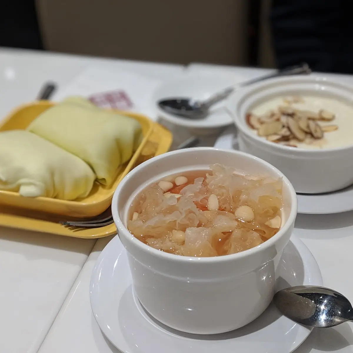 Almond Soup and Tofu Pudding