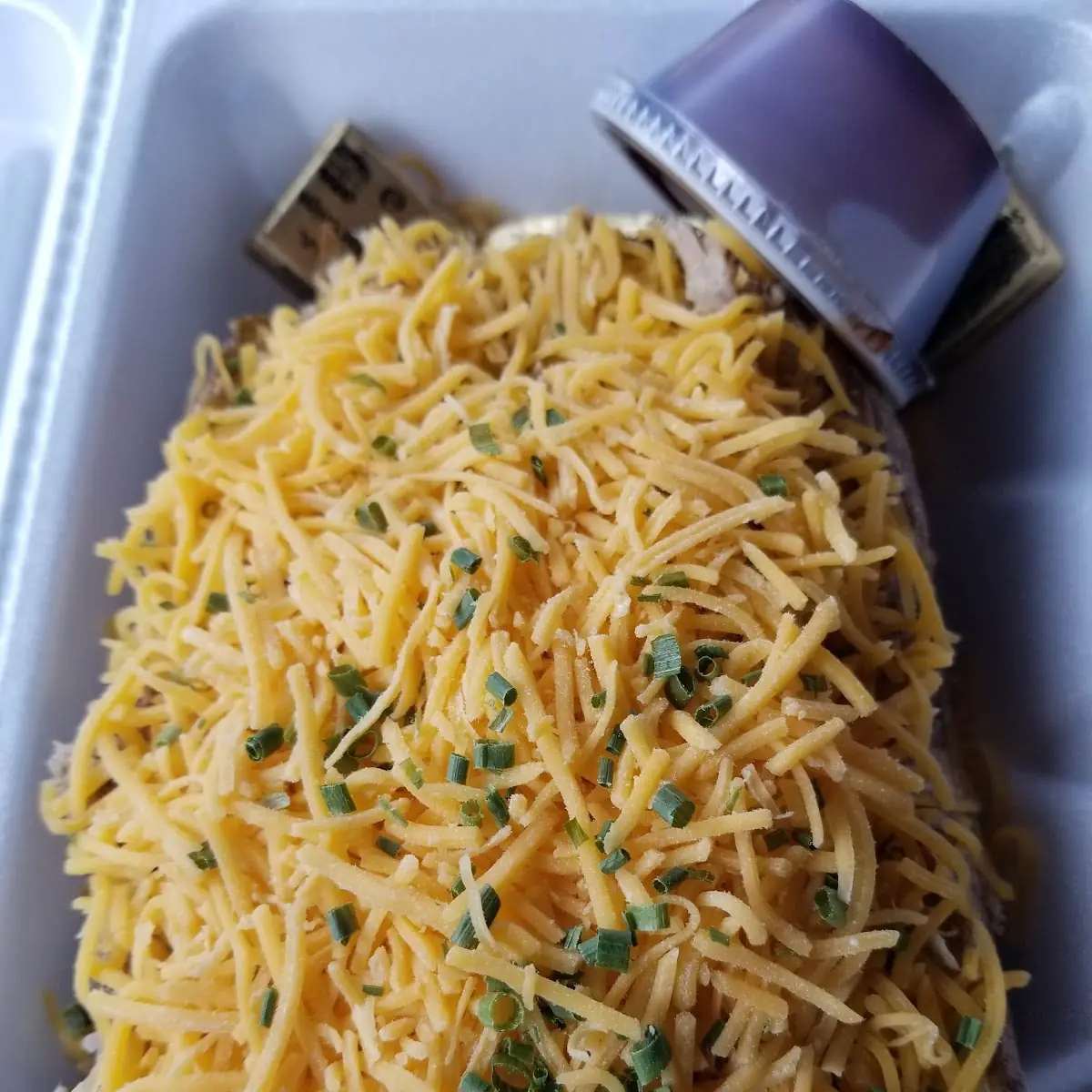 Pork BBQ Baked Potato
