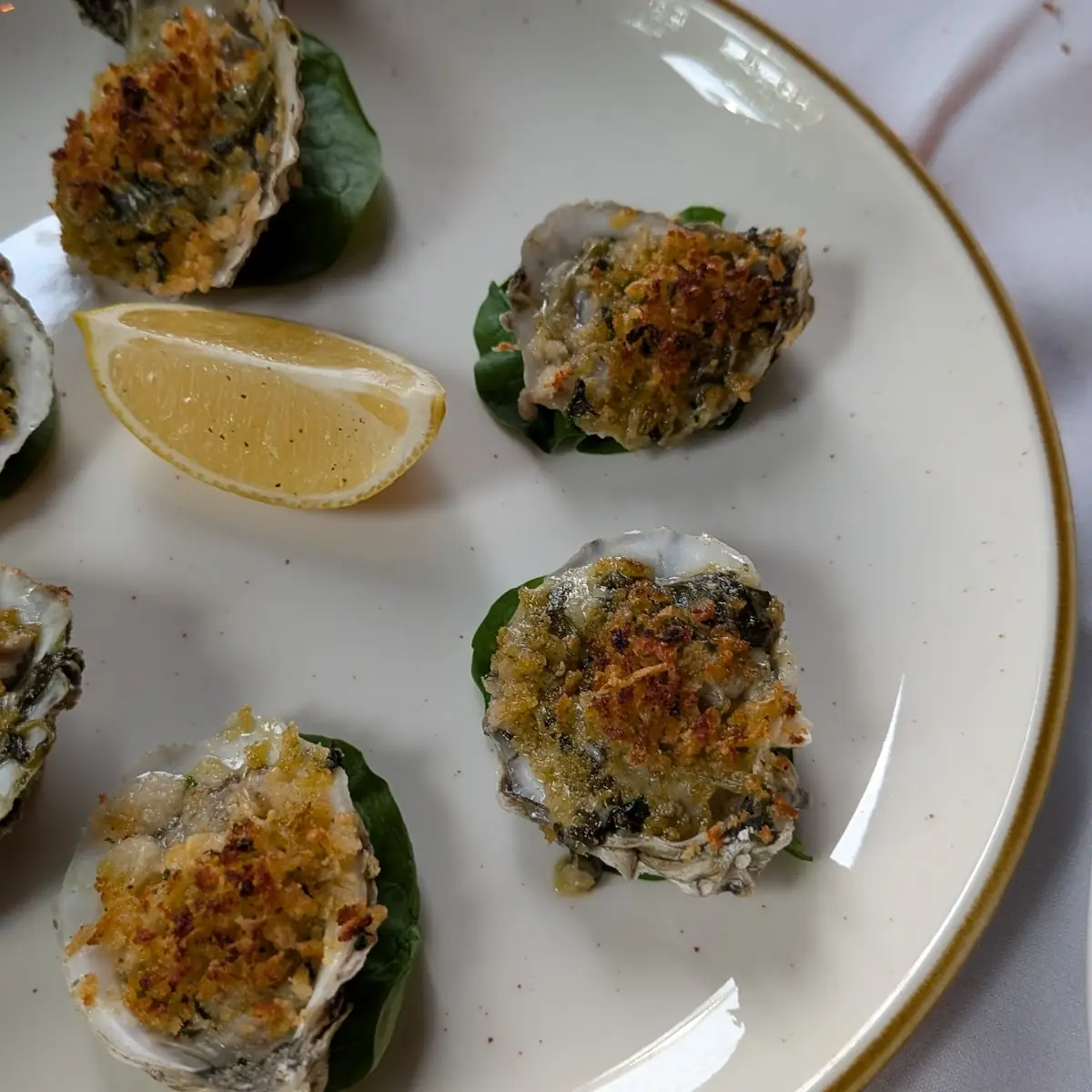 Oysters Rockefeller