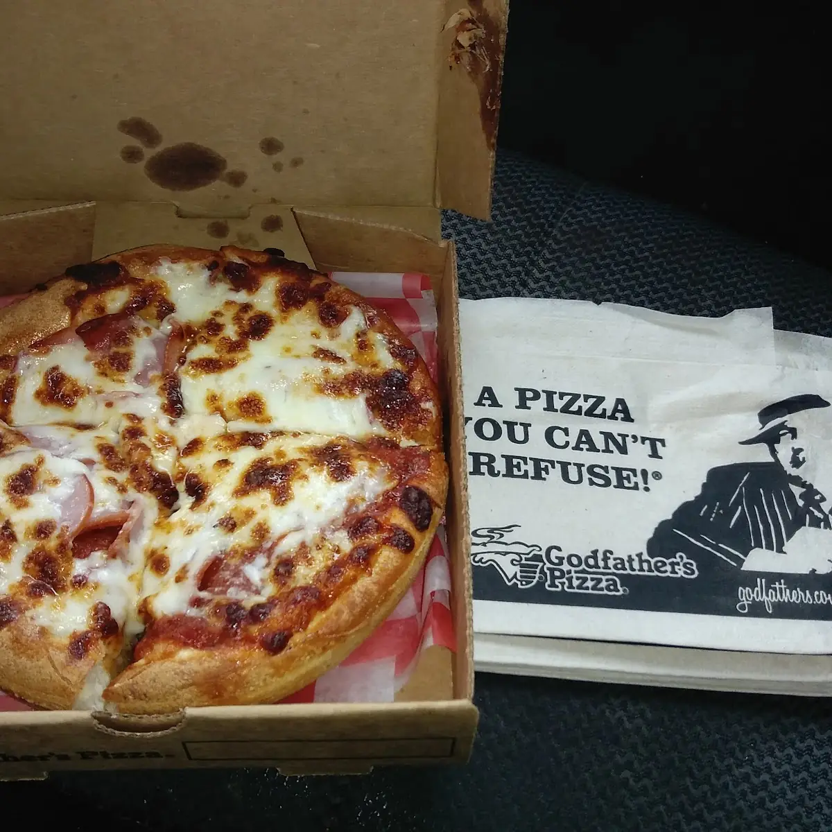 Mini Ham Thin Crust Pizza