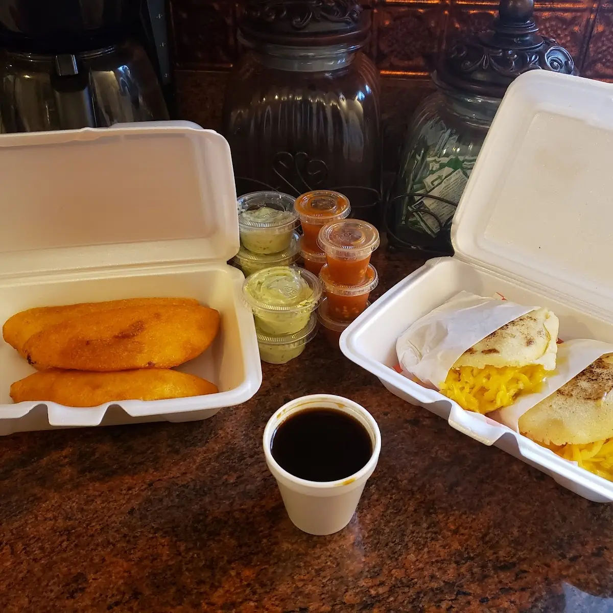 Empanadas and Cheese Arepas