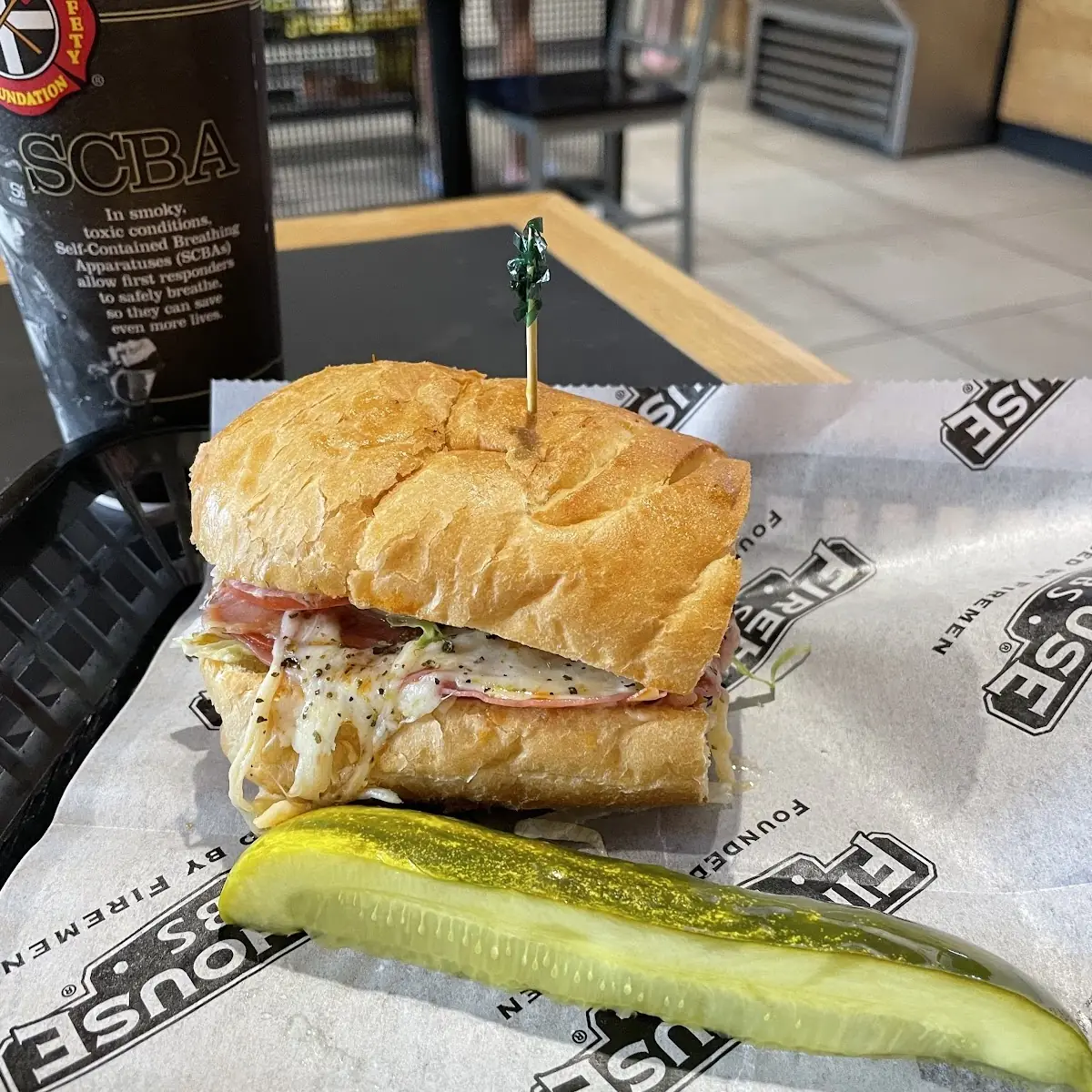 Small Italian Sub with Soda