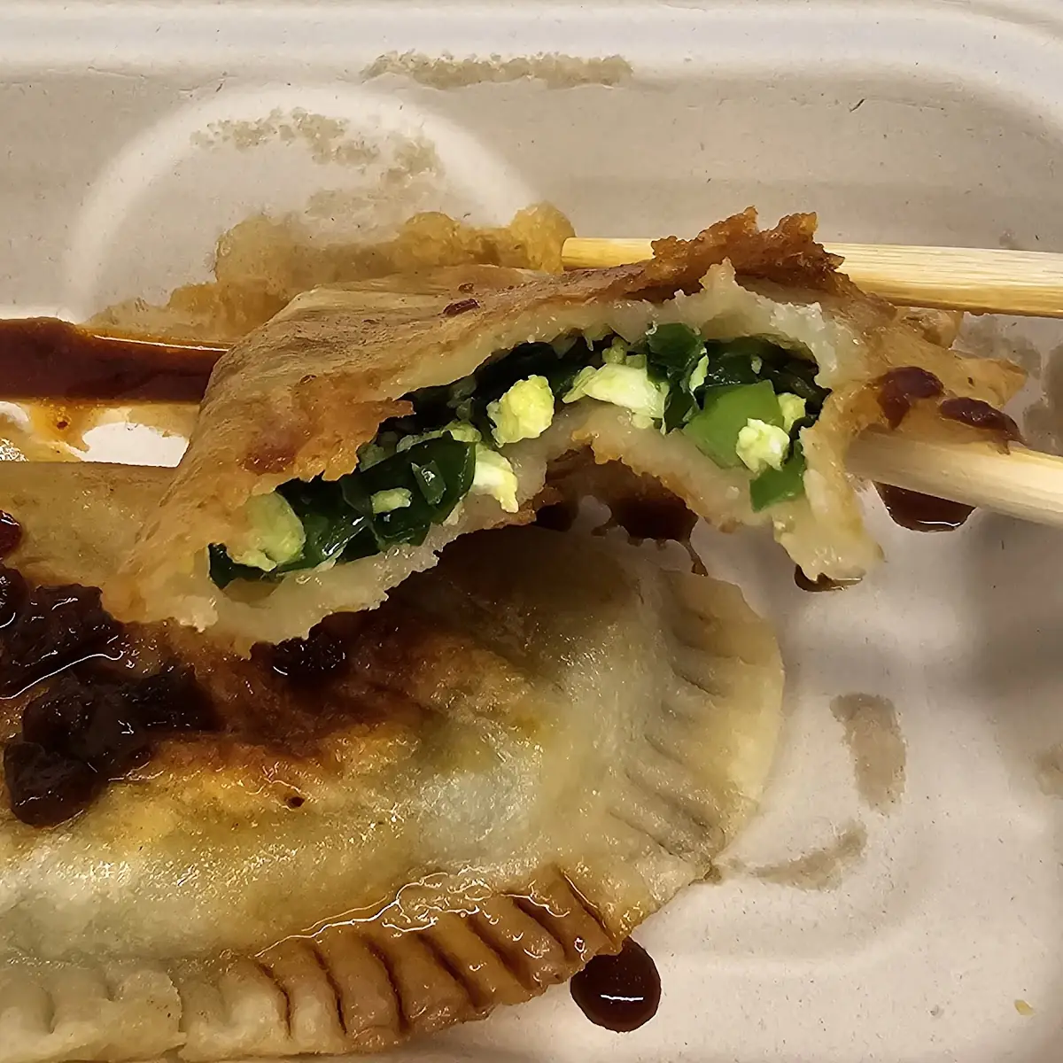 Pan Fried Chives Pancake