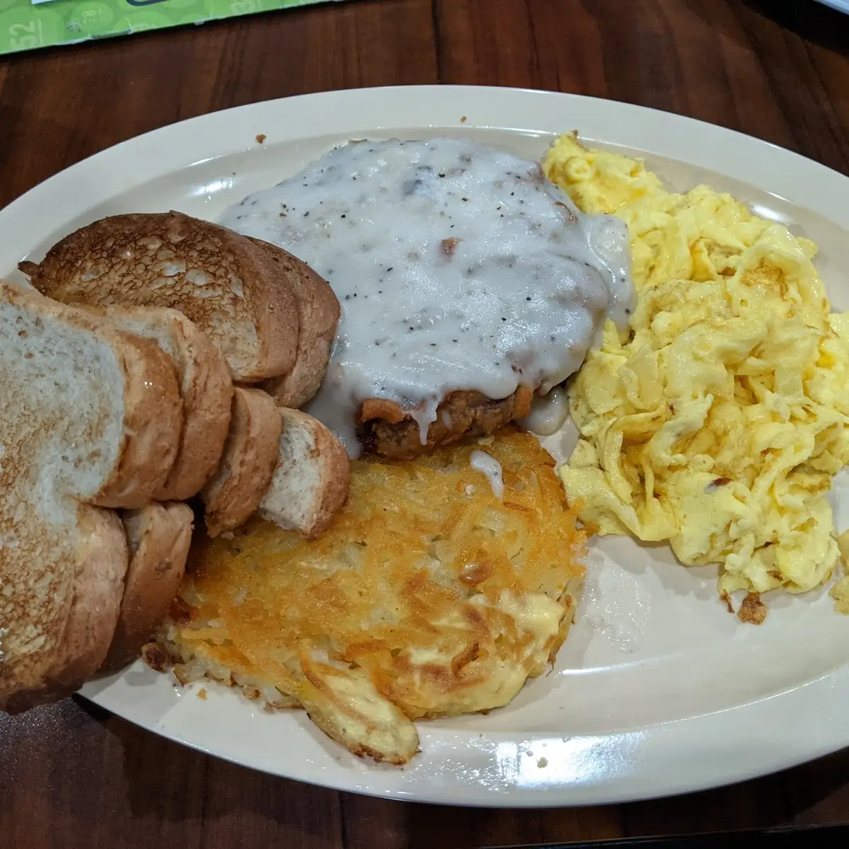 Chicken Fried Steak and Eggs