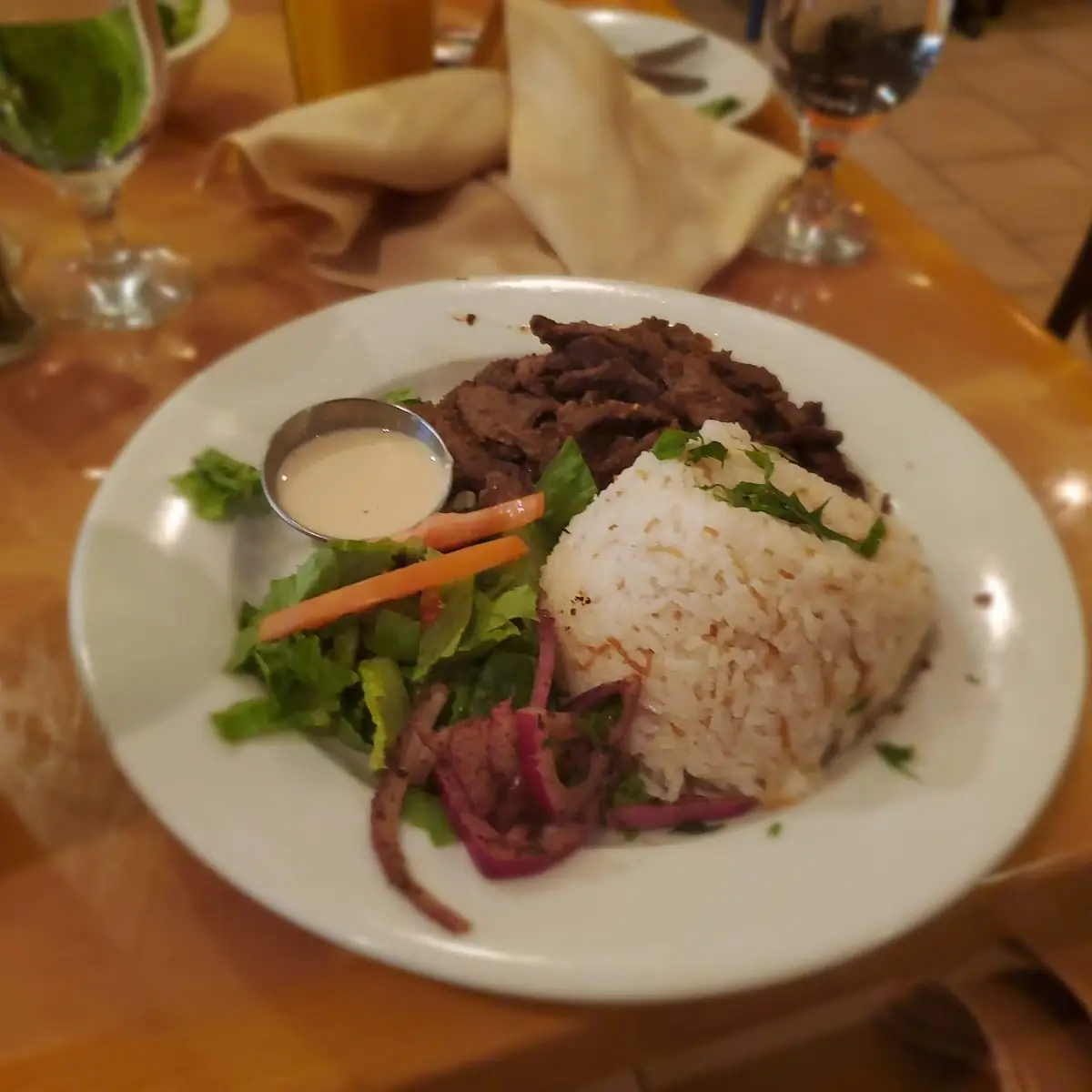 Beef Shawarma Plate
