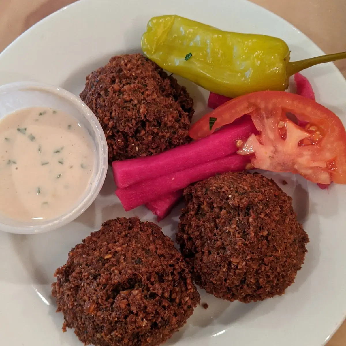 Falafel Hummus