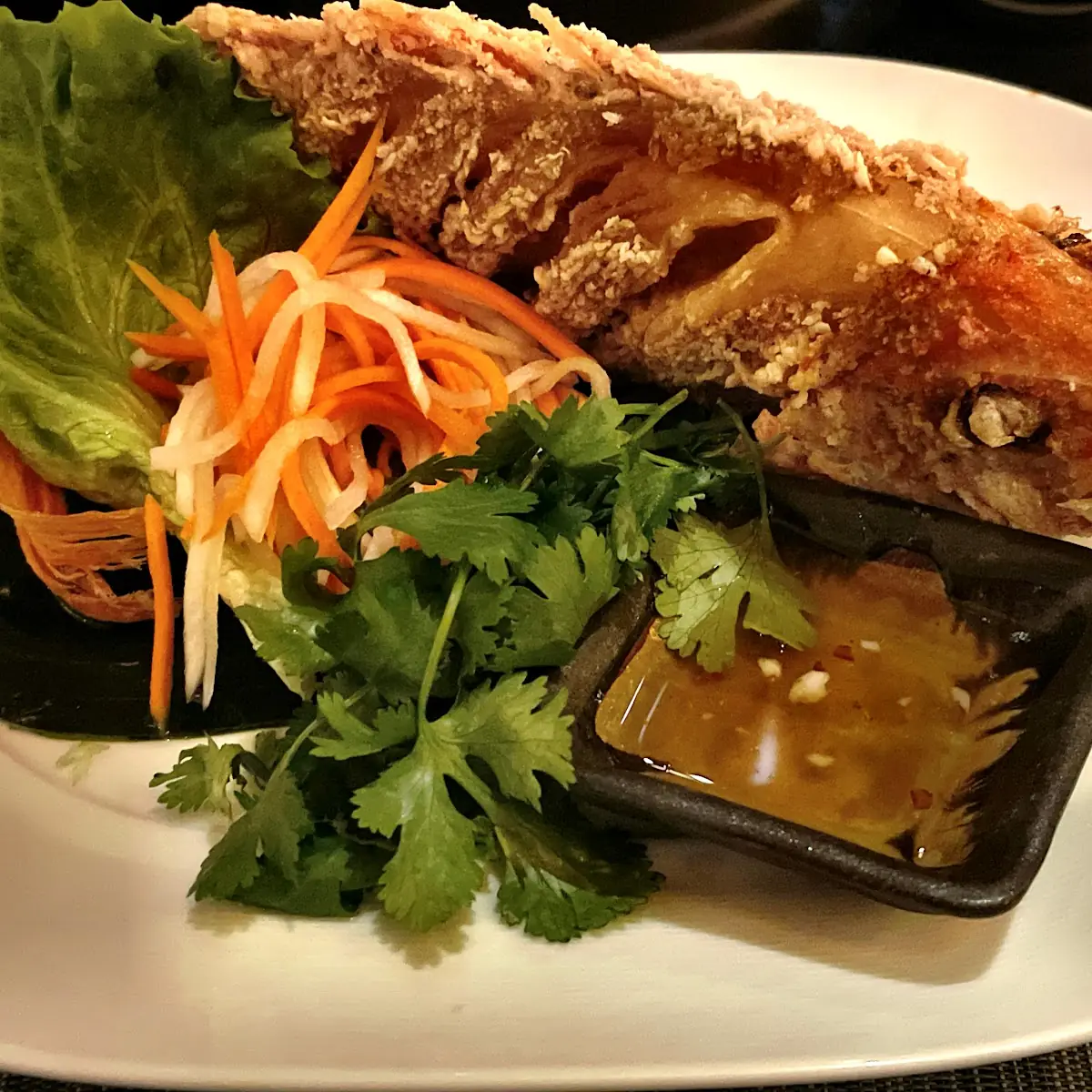 Whole Fried Snapper