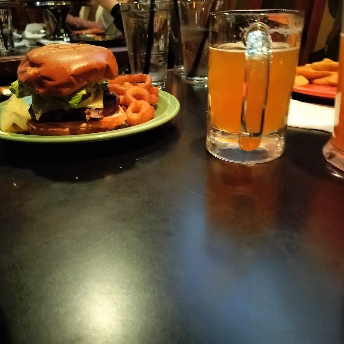 Mushroom Swiss Burger