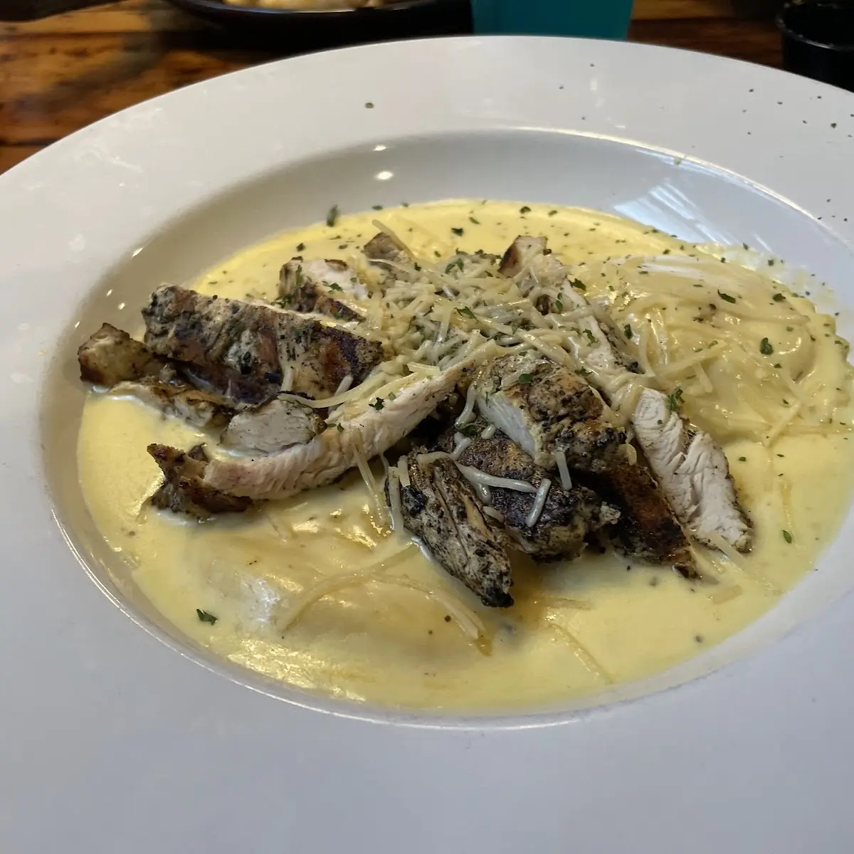 Blackened Chicken Ravioli