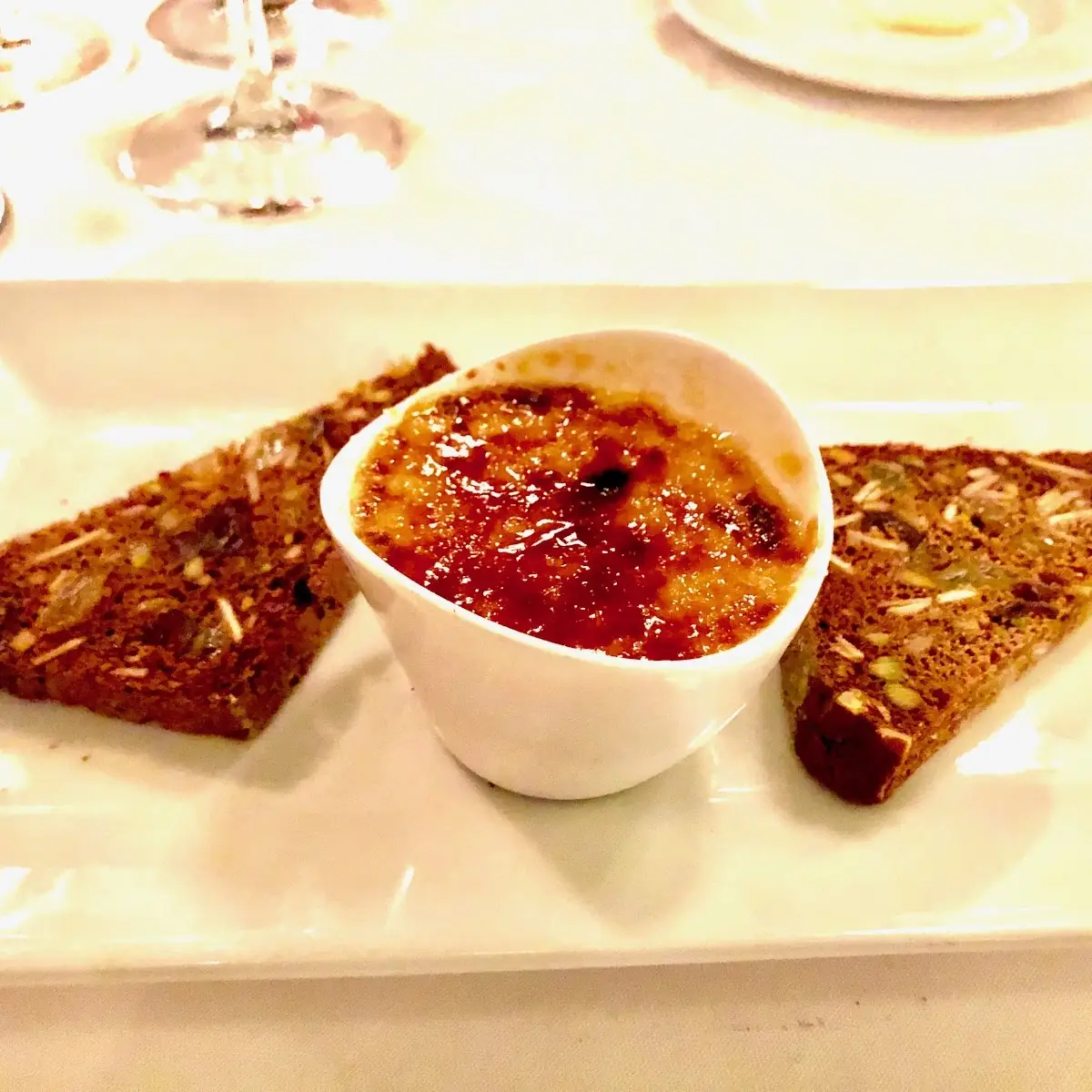 Duck Foie Gras Creme Brulee