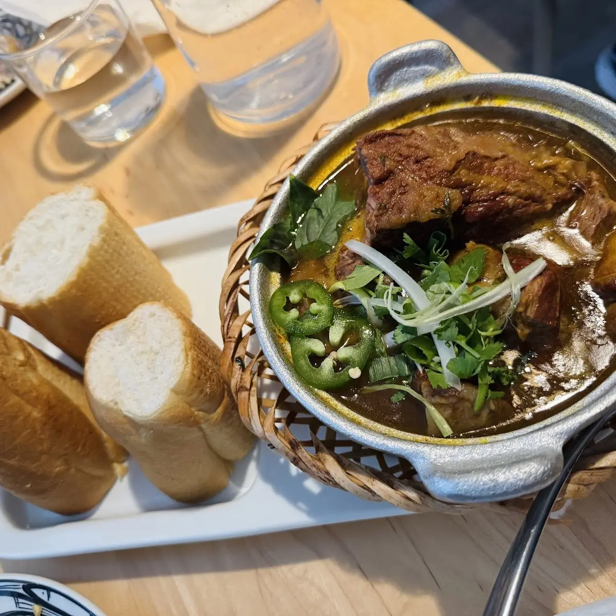 Vietnamese Beef Stew with Baguette