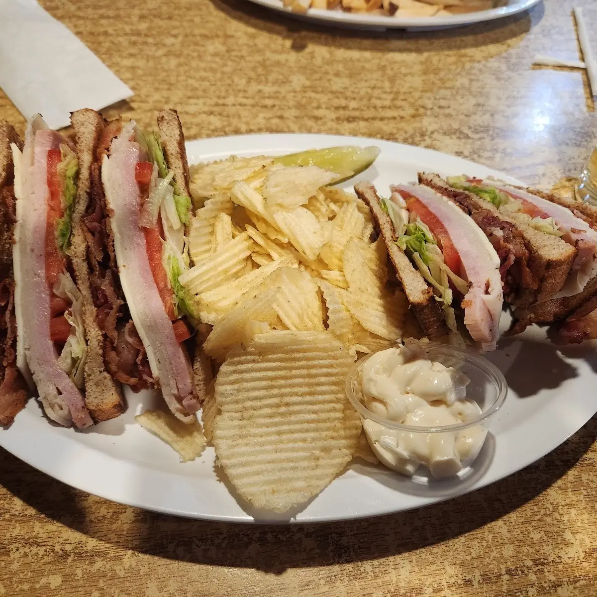 Turkey or Ham Bacon Club Had Both on It