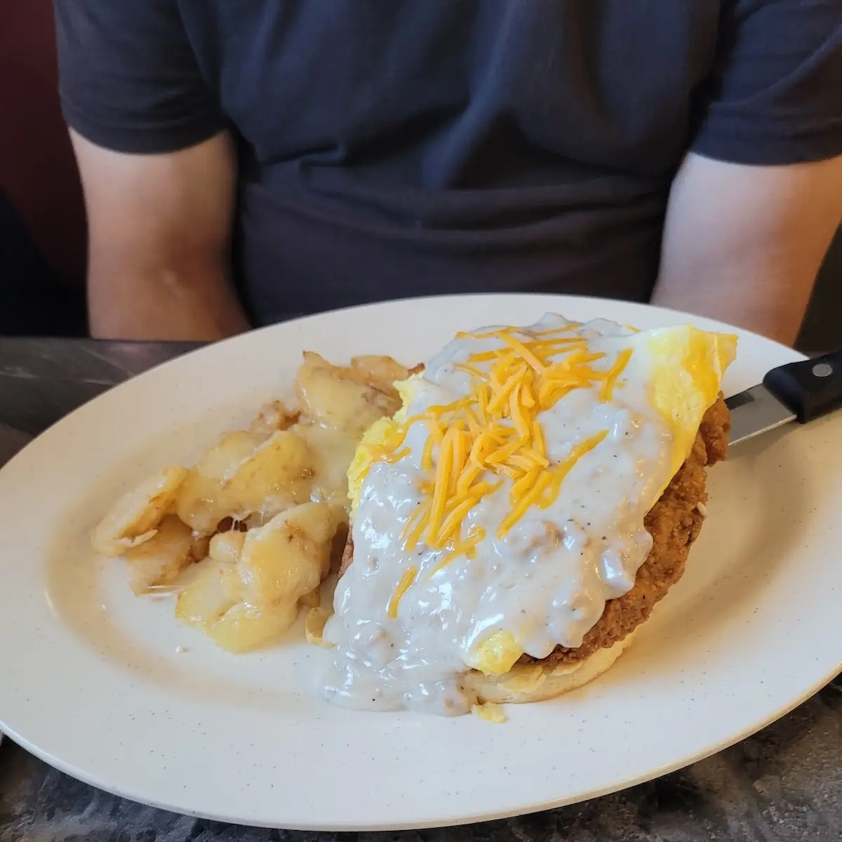 Country Fried Steak & Eggs
