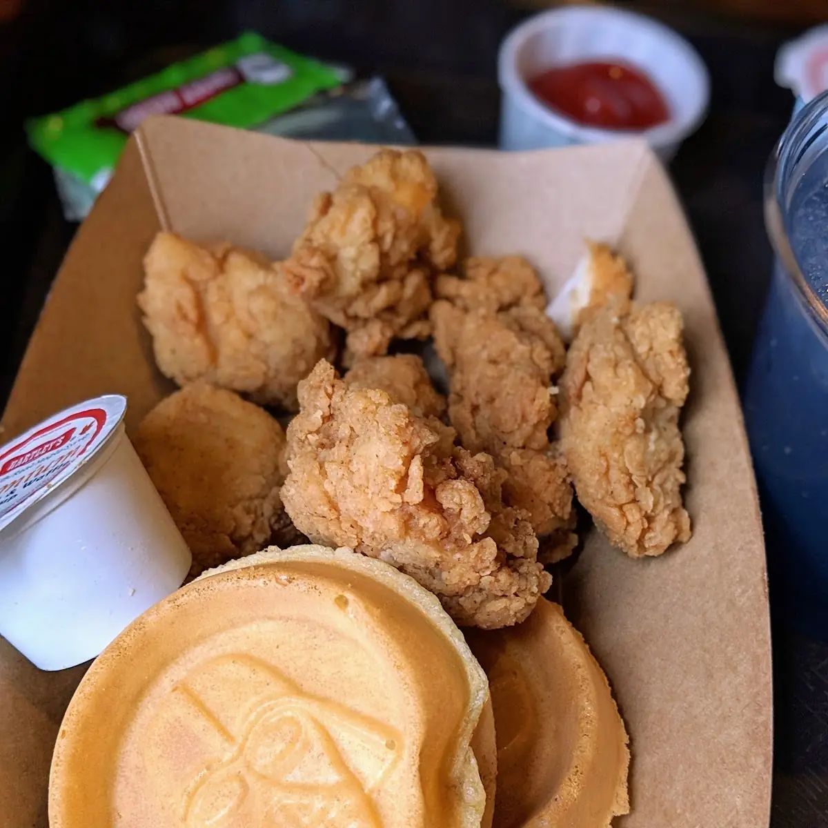 Side Chicken and Waffles