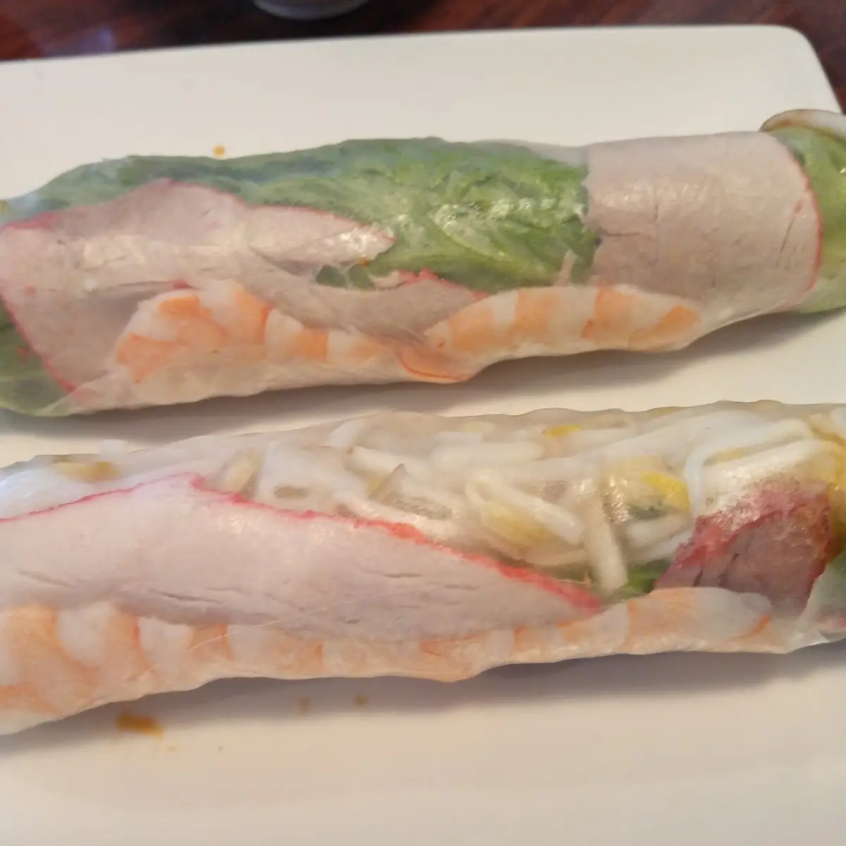 Pork and Shrimp Salad Rolls