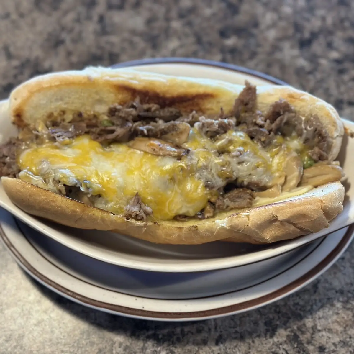 Double Cheese Steak & Onion