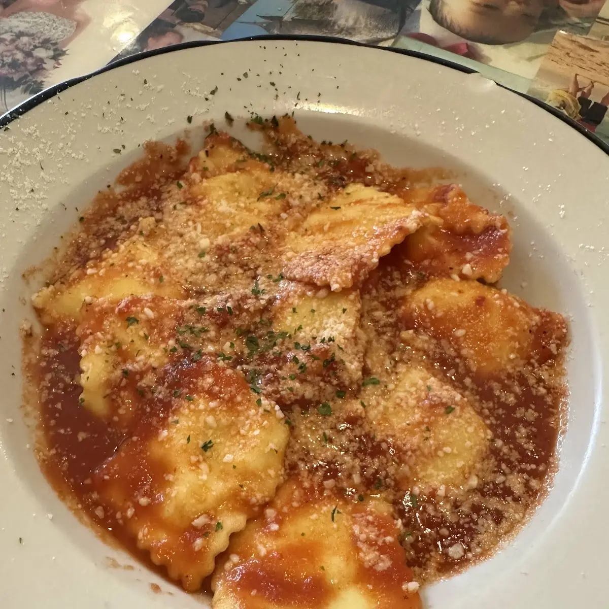 Three Cheese Ravioli