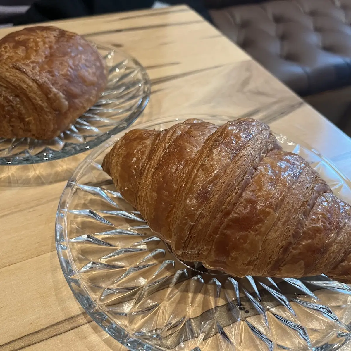 Butter Croissant and Chocolate Croissant