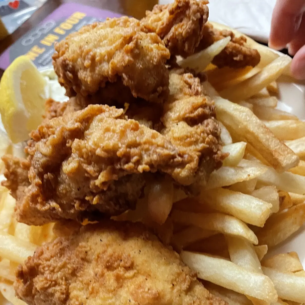 Chicken Strips w Fries