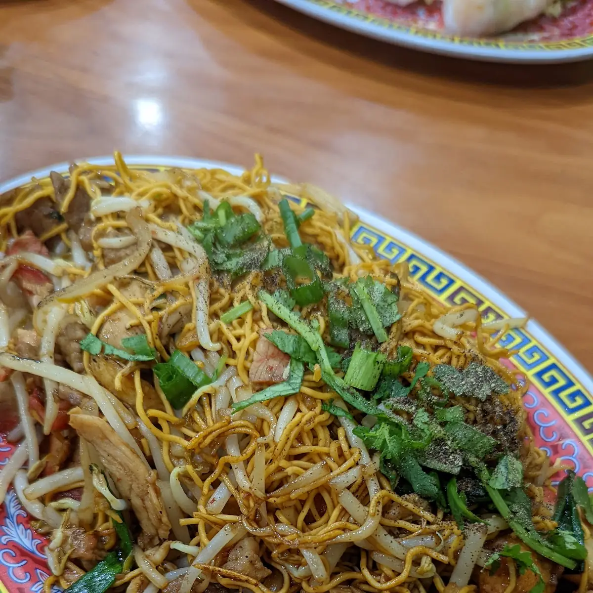 22. Stir fried rice noodle with Fried Tofu