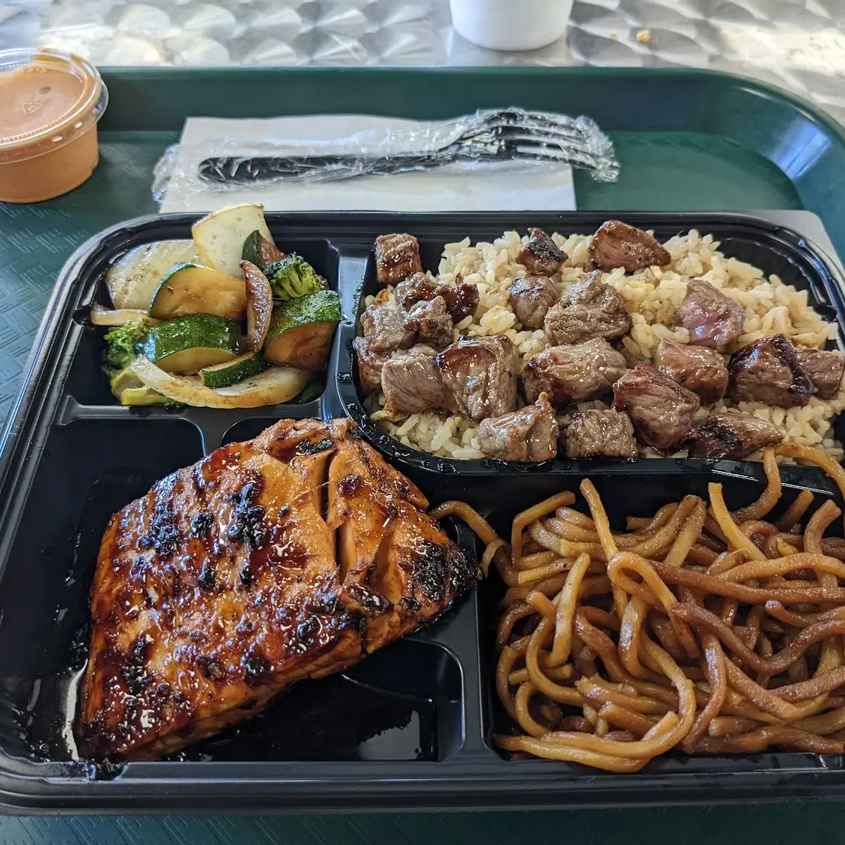 Crimson Chicken Bento Box