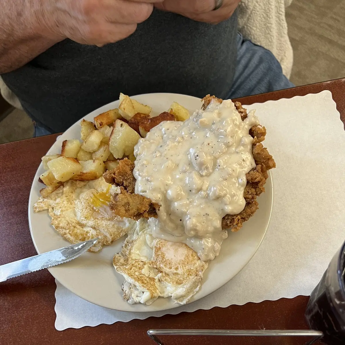 Chicken Fried Steak Breakfast