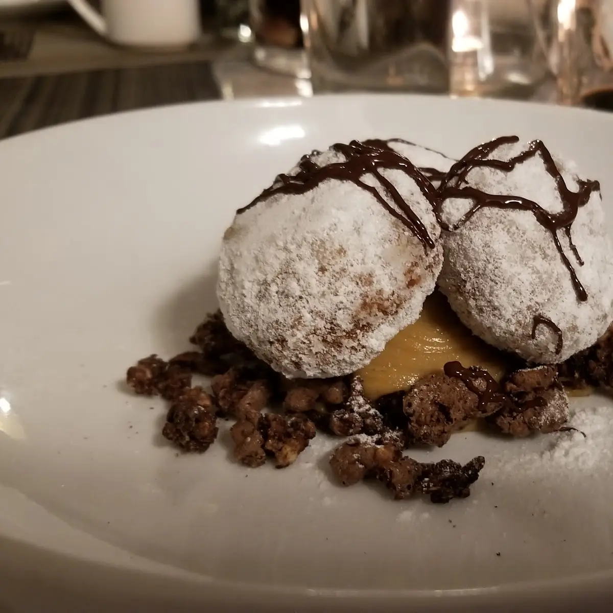 Beignets with Peanut Butter Sauce