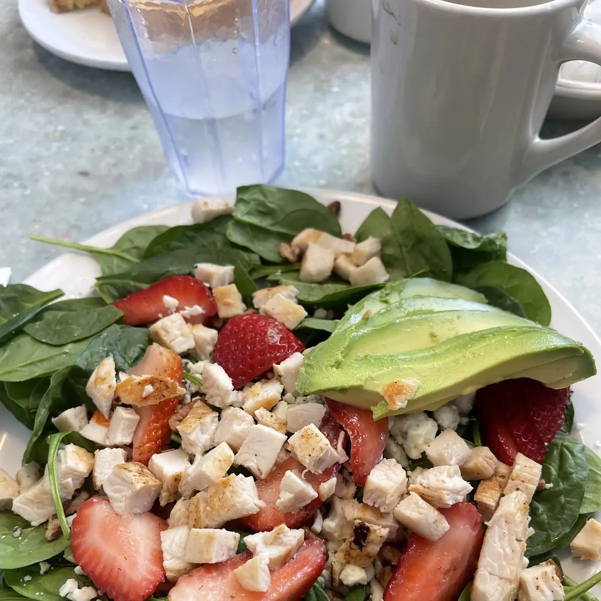 Strawberry Spinach Salad
