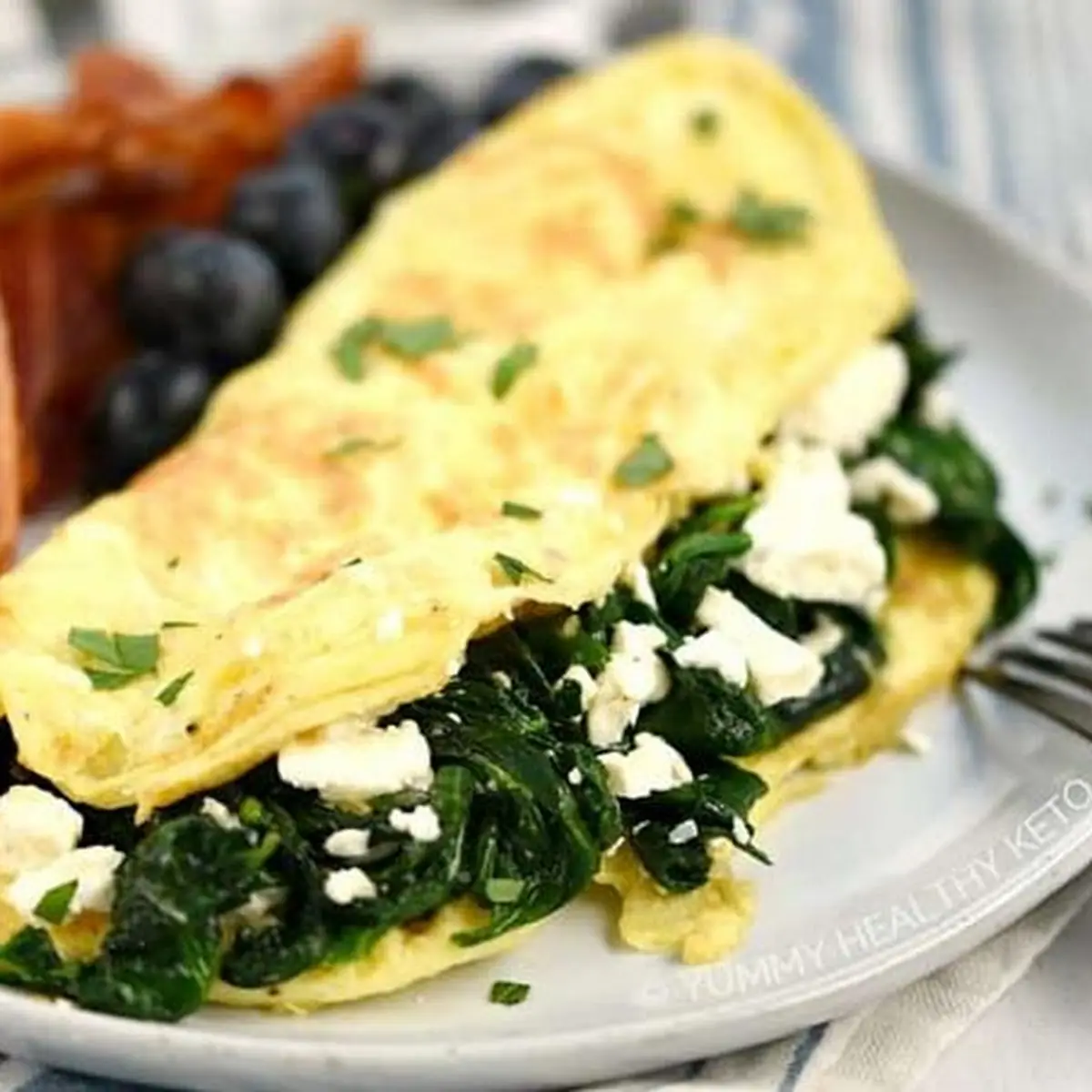 Spinach & Feta Omelette