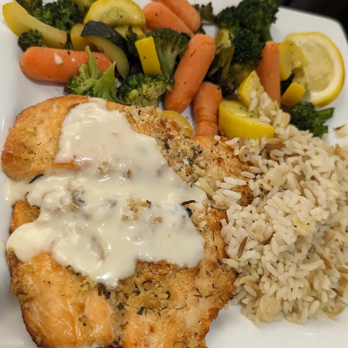 Garlic Parm Haddock