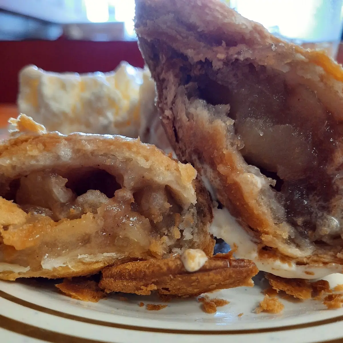 Fried Apple Pie a La Mode