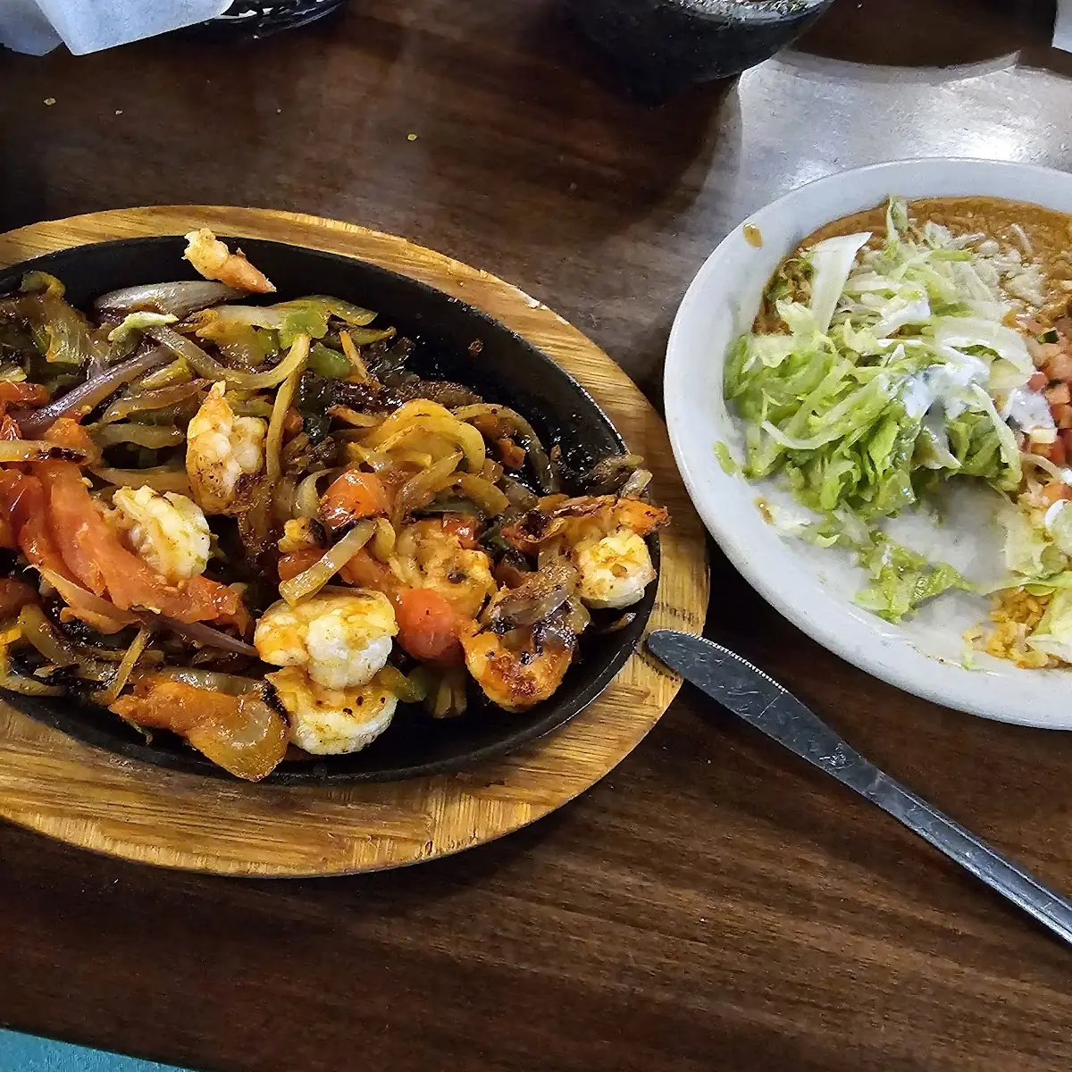 Shrimp Fajitas