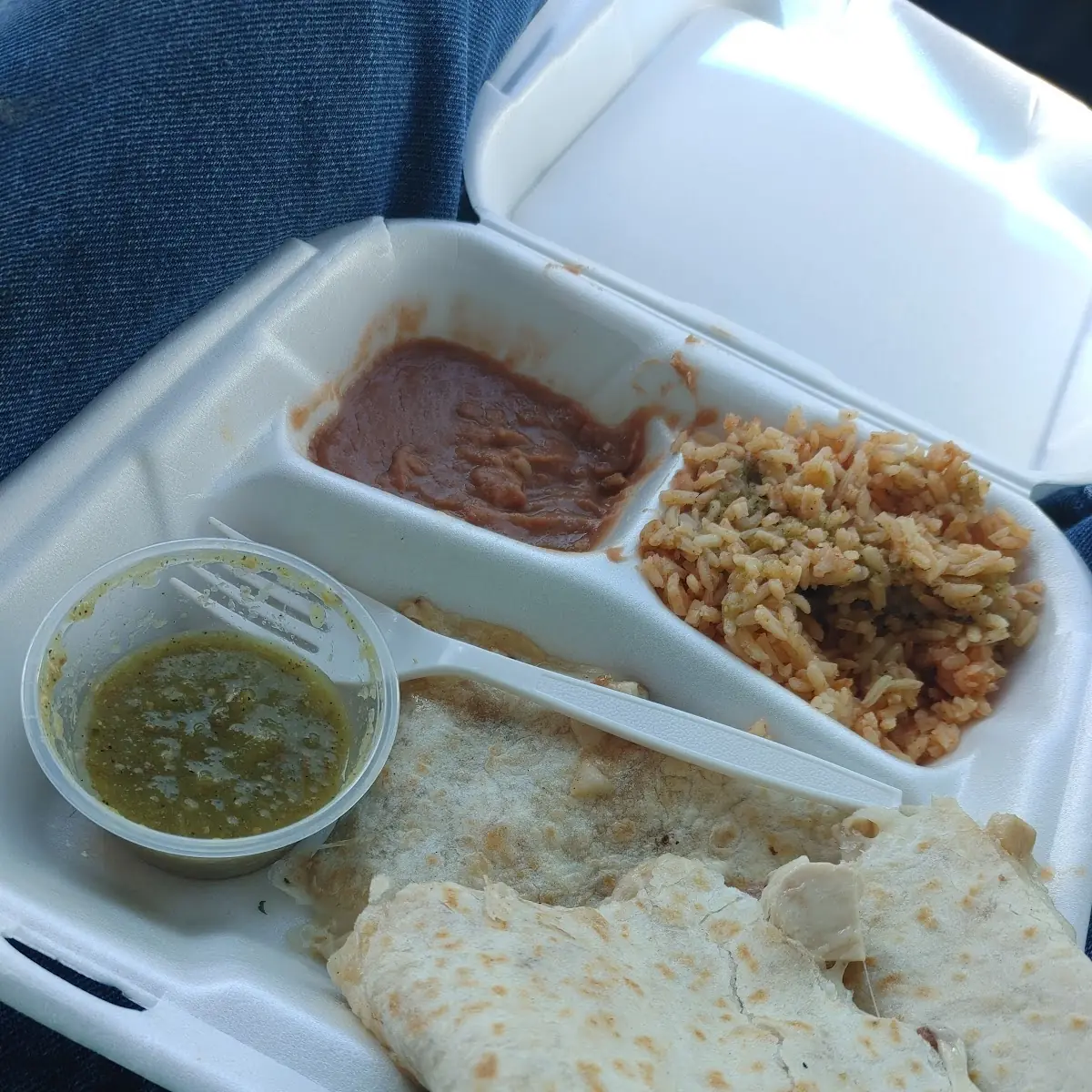 Chicken Quesadilla Combo
