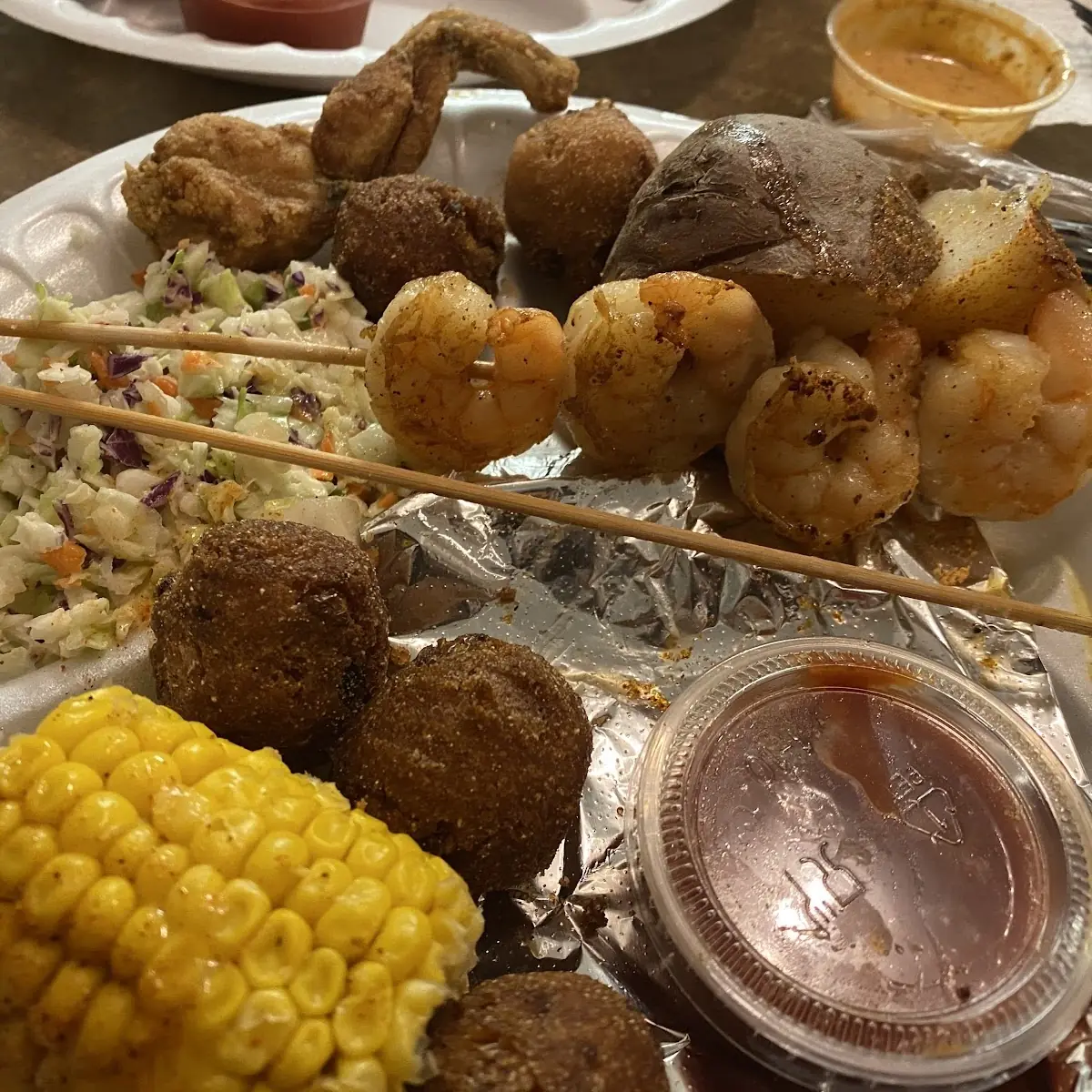 Cajun Grilled Shrimp Platter