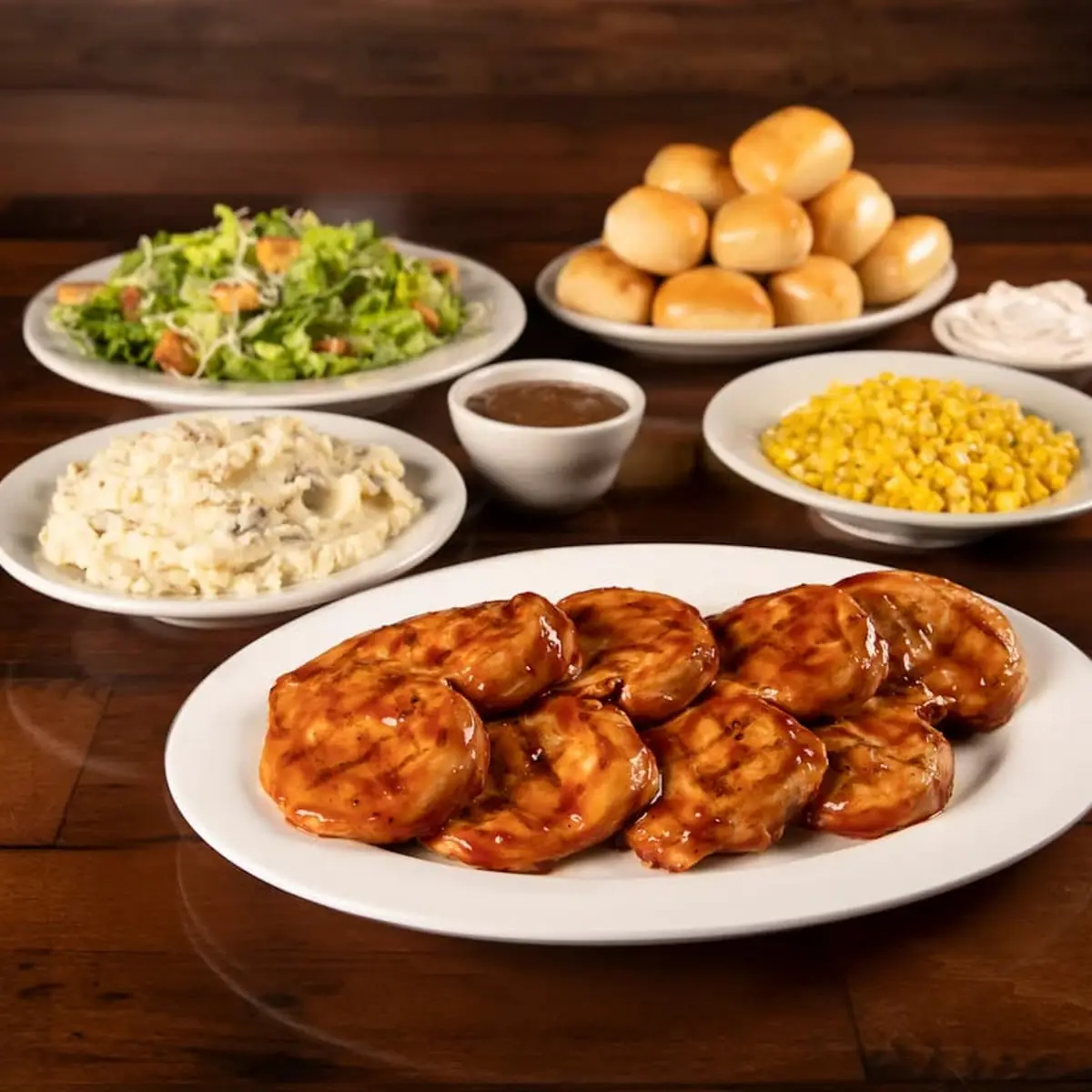 Grilled BBQ Chicken & Sirloin Combo with 2 Sides