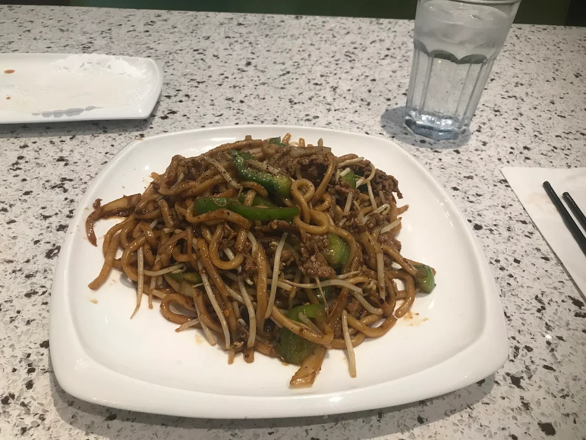 Sate Stir Fried with Shanghai Noodle, Noodle King
