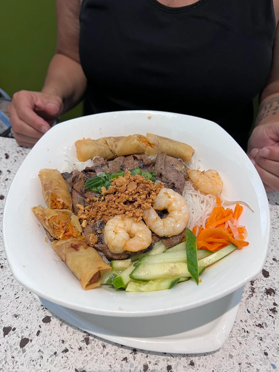 Vermicelli with Spring Rolls, Noodle King