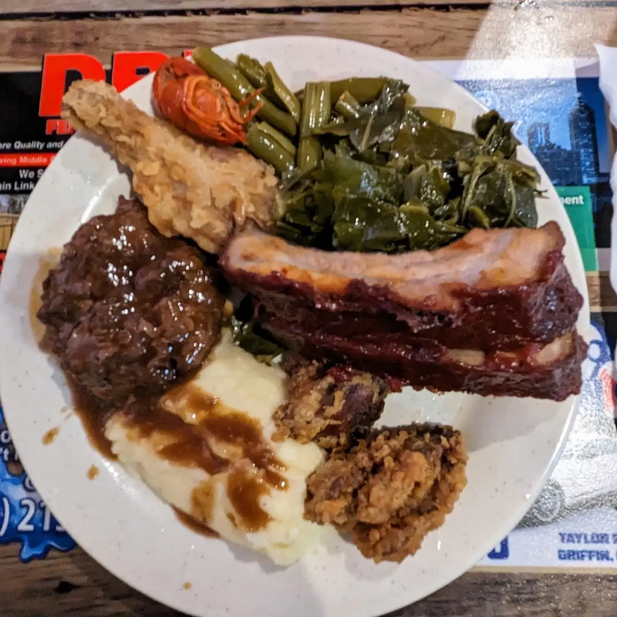 Ribs Chicken Salisbury Steak
