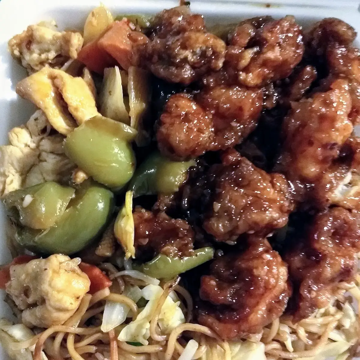 Orange Chicken and Garlic Chicken